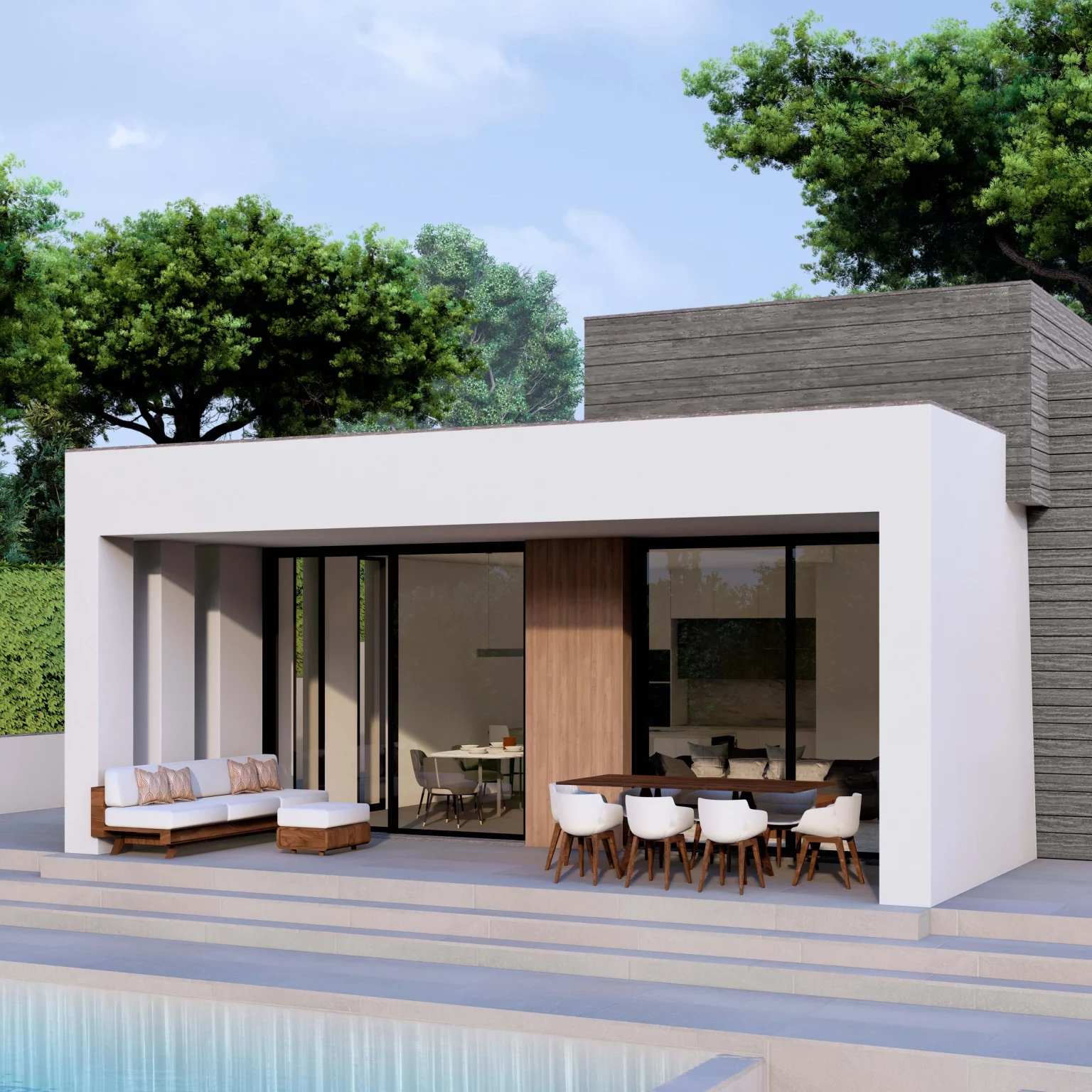 Casas prefabricadas de hormigón en Alcalá de Henares, fran cortés arquitectos