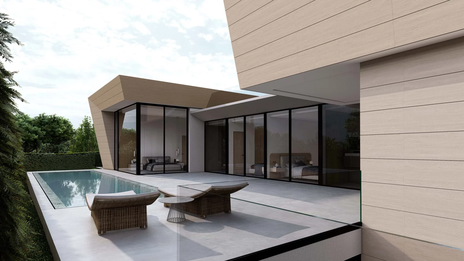 Prefabricated concrete houses in Pozuelo de Alarcón we design, fran cortés arquitectos