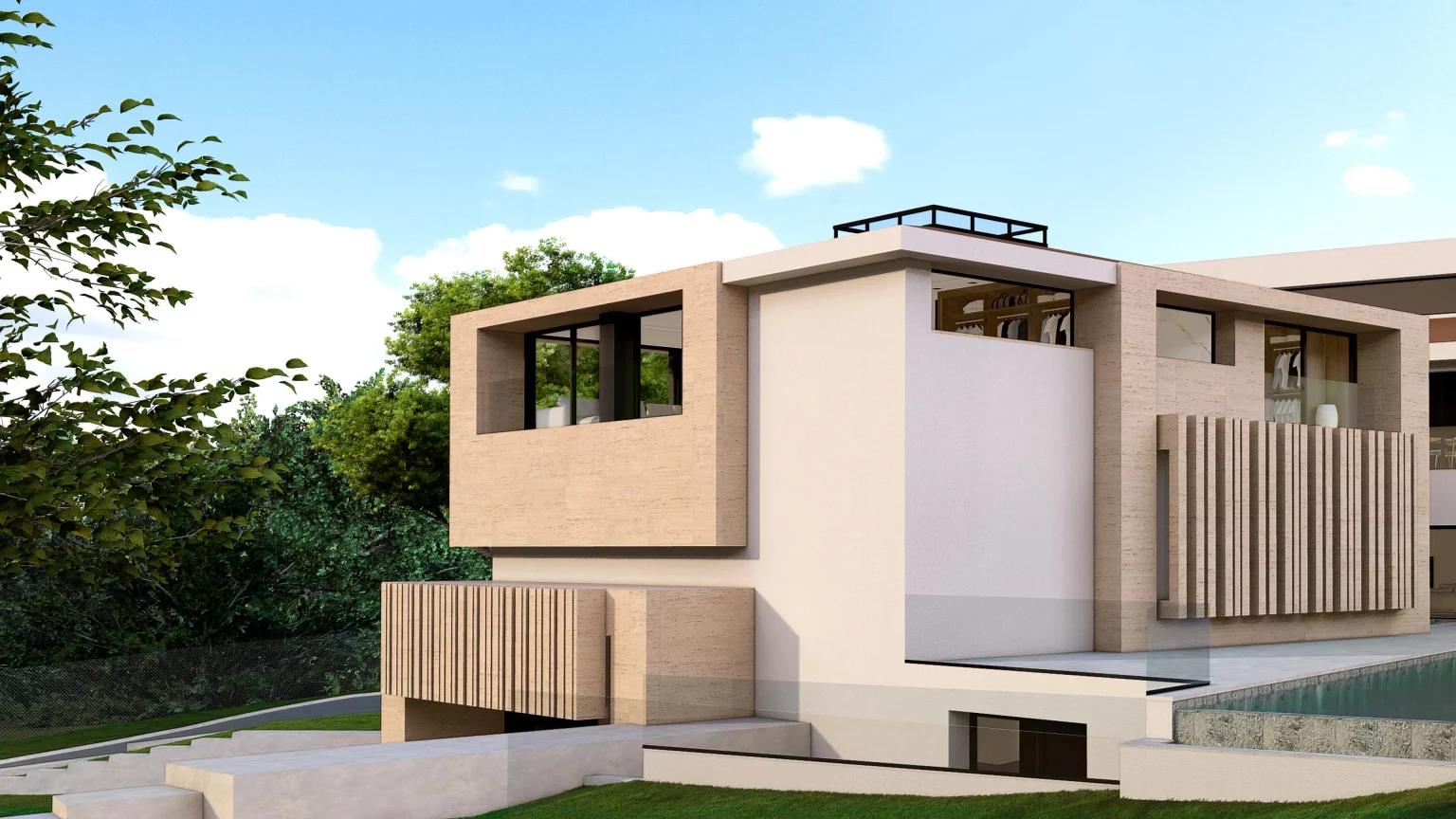Prefabricated concrete houses in boadilla we design and build, fran cortés arquitectos