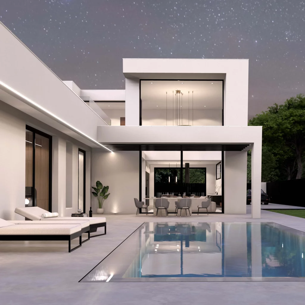 Prefabricated single-family houses, prefabricated concrete houses, fran cortés arquitectos