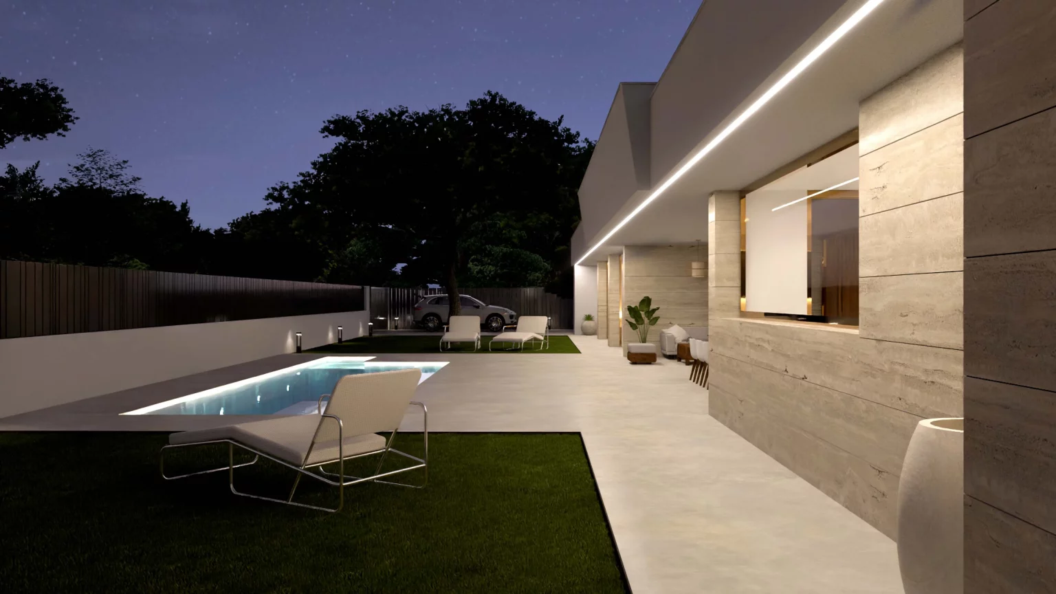 Turnkey prefabricated concrete houses in Torrelodones, fran cortés arquitectos