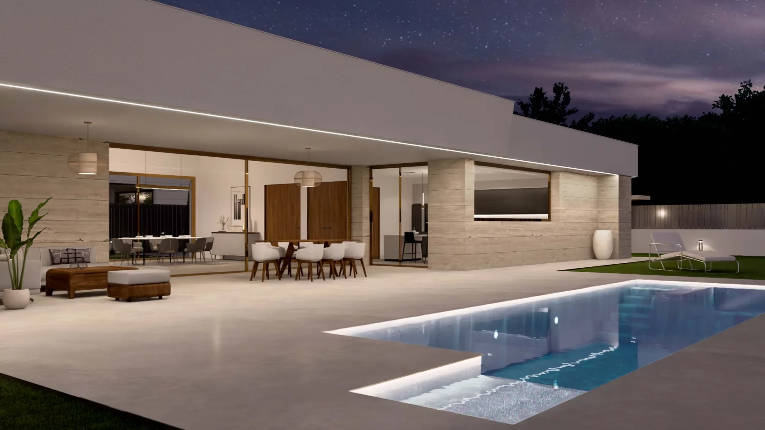 moderns prefabricated concrete houses, fran cortés arquitectos