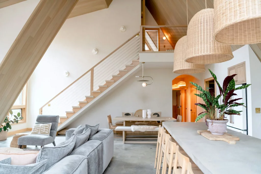 arquitectura y diseño de interiores, minimalismo cálido